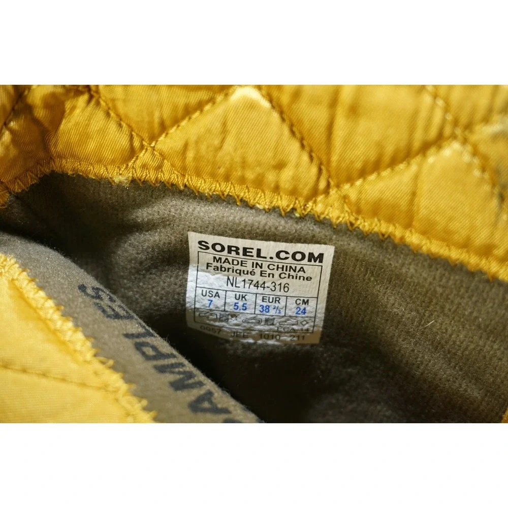 Sorel Womens Green Wool Zipper Knee High Winter Boots NL 1744-316 Size 7 - Picture 10 of 10